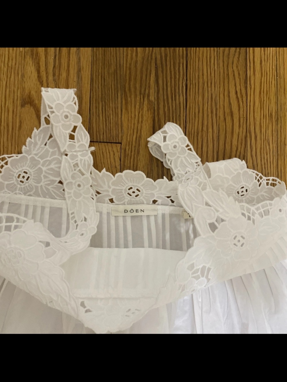 DÔEN Ellen Dress white eyelet cotton - Picture 6 of 6